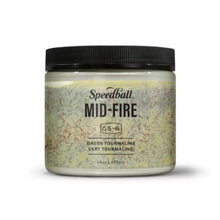 Load image into Gallery viewer, Green Tourmaline Speedball Mid Range Glaze Pint