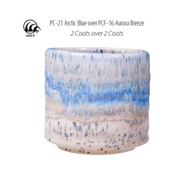 Aurora Breeze Potter's Choice Flux Cone 5 Glaze (Pint) Amaco PCF
