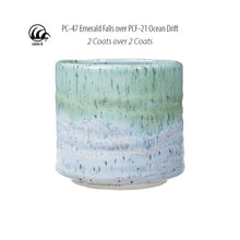 Load image into Gallery viewer, Ocean Drift Potter's Choice Flux Cone 5 Glaze (Pint) Amaco PCF-21