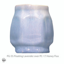Load image into Gallery viewer, Floating Lavendar Phase Glaze Cone 5 (Pint) Amaco PG-55