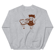 Load image into Gallery viewer, Retro Potter's Center Crewneck Sweatshirt with Polly Pots on the Back