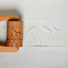 Load image into Gallery viewer, MKM Large Handle Roller Birds on Wire RL-019