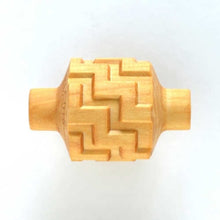 Load image into Gallery viewer, MKM Medium Handle Roller Large Diagonal Zig Zag RM-018