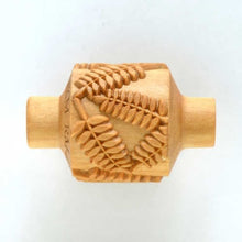 Load image into Gallery viewer, MKM Medium Handle Roller Fern Leaves RM-026