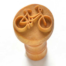 Load image into Gallery viewer, MKM Medium Round Stamp Bicycle SCM-179