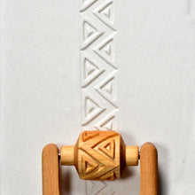 Load image into Gallery viewer, MKM Medium Handle Roller Diagonal & Triangles RM-035