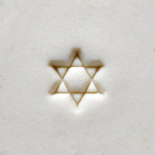 Load image into Gallery viewer, Mini Round Stamp Star Of David SMR-084