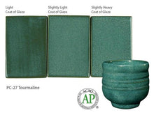 Load image into Gallery viewer, Tourmaline Potter's Choice Cone 5 Glaze (Pint) Amaco PC-27