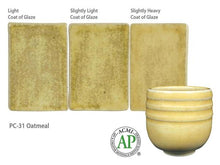 Load image into Gallery viewer, Oatmeal 35470N Potter's Choice Cone 5 Glaze (Pint) Amaco PC-31