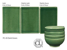 Load image into Gallery viewer, Dark Green 35468L Potter's Choice Cone 5 Glaze (Pint) Amaco PC-45