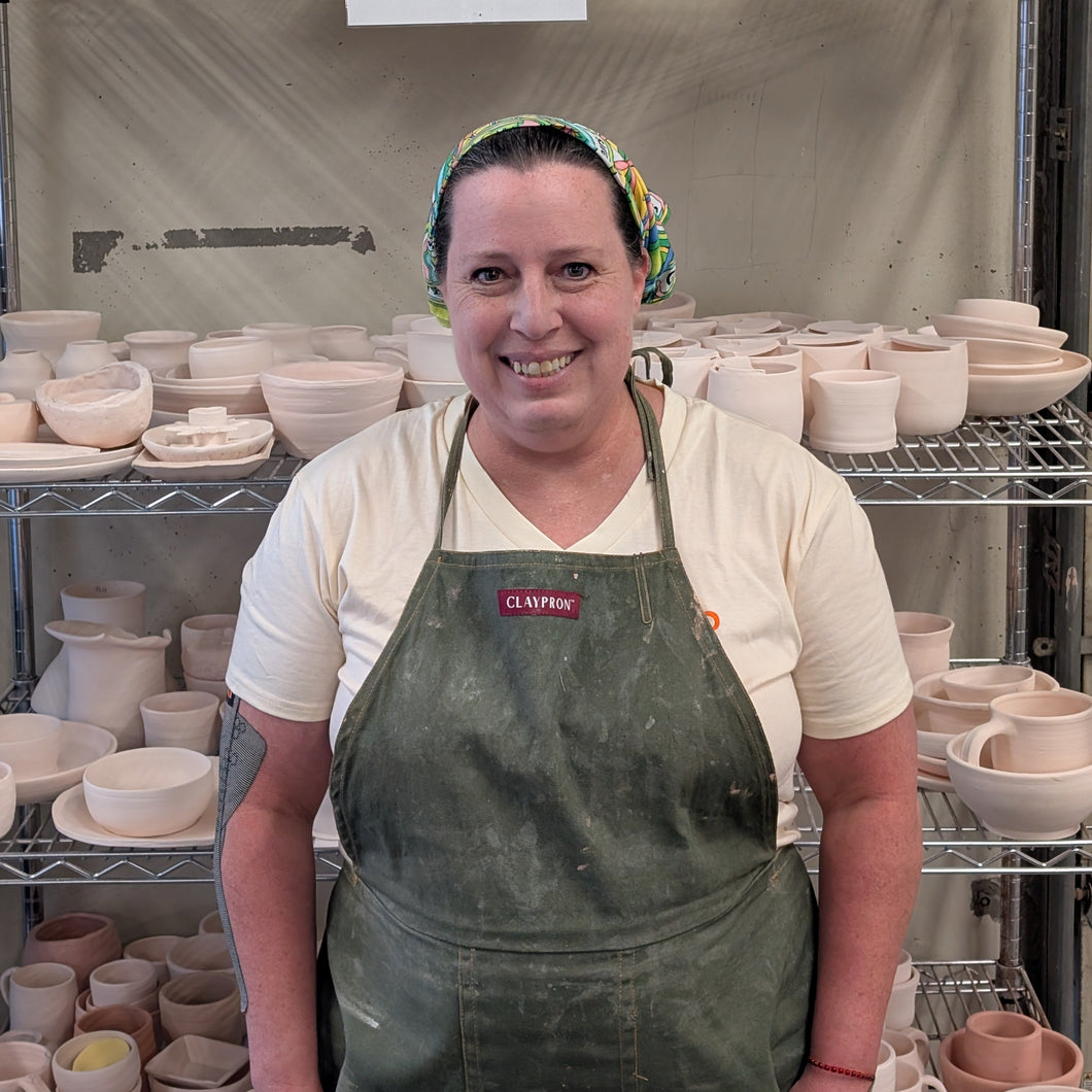 Beginning Wheel Throwing Class in Studio B with Amanda THURSDAYS October 16-November 6 from 6:30-9:30pm 4 WEEK CLASS
