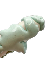 Load image into Gallery viewer, Pastel Turquoise Gumdrop Ritual Glaze Pint Cone 5-6