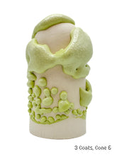 Load image into Gallery viewer, Pastel Green Gumdrop Ritual Glaze Pint Cone 5-6