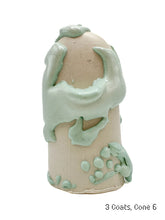 Load image into Gallery viewer, Pastel Turquoise Gumdrop Ritual Glaze Pint Cone 5-6