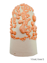 Load image into Gallery viewer, Pastel Orange Gumdrop Ritual Glaze Pint Cone 5-6