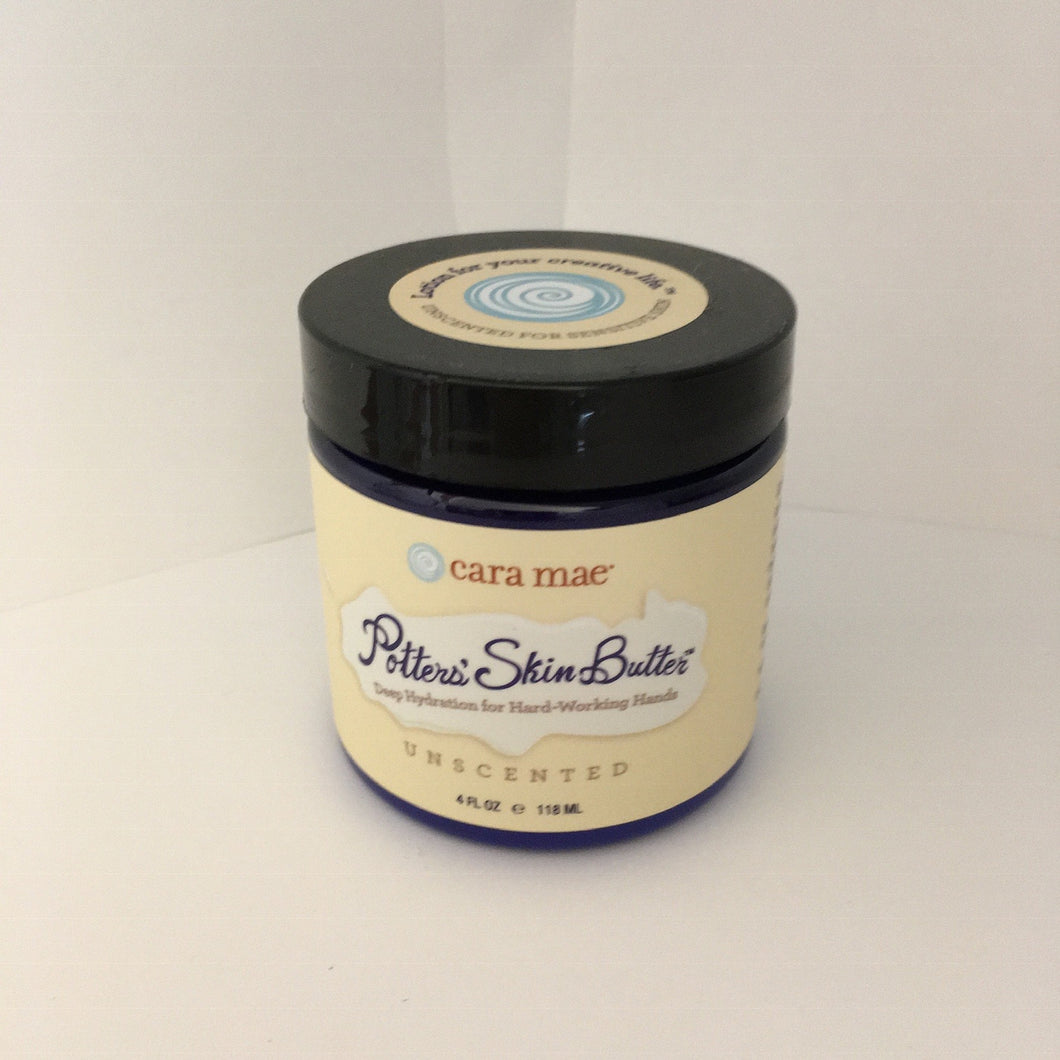 Unscented Potters' Skin Butter 4 oz jar