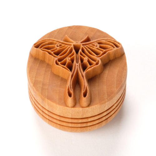 MKM Large Round Stamp Luna Moth SCL-169