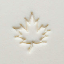 Load image into Gallery viewer, MKM Medium Round Stamp Maple Leaf Outline SCM-054