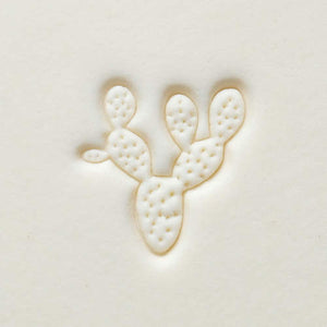 MKM Medium Round Stamp Prickly Pear Cactus SCM-285