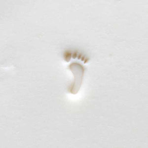 Mini Round Stamp Right Footprint SMR-096