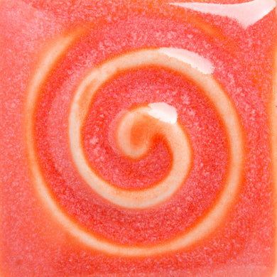 Neon Coral Mid-Range Dry Glaze Clay Art Center