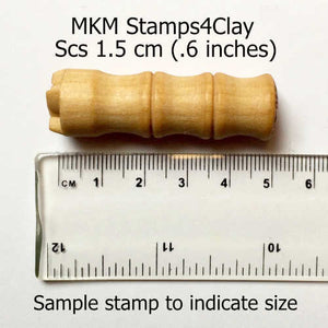 MKM Small Round Stamp Monstera Leaf SCS-208