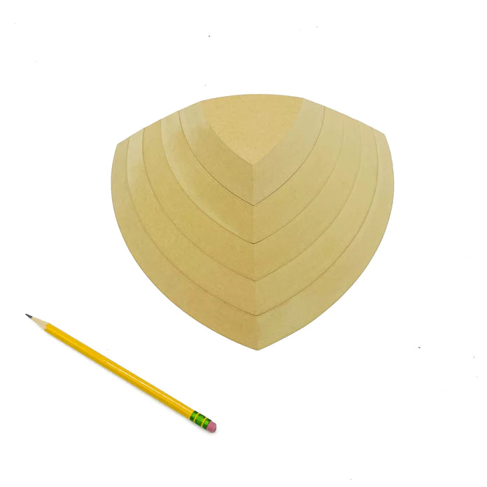 Stacked Triangular Forms Spherical Triangle Stack Pack (5 Piece) GR Pottery Forms – The Potter's ...