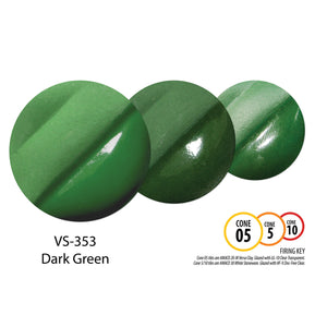 Dark Green Velvet Sprayz Underglaze Cone 05-10 VS-353 (10 Oz)