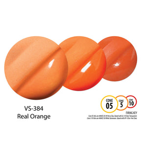 Real Orange Velvet Sprayz Underglaze Cone 05-10 VS-384 (10 Oz)