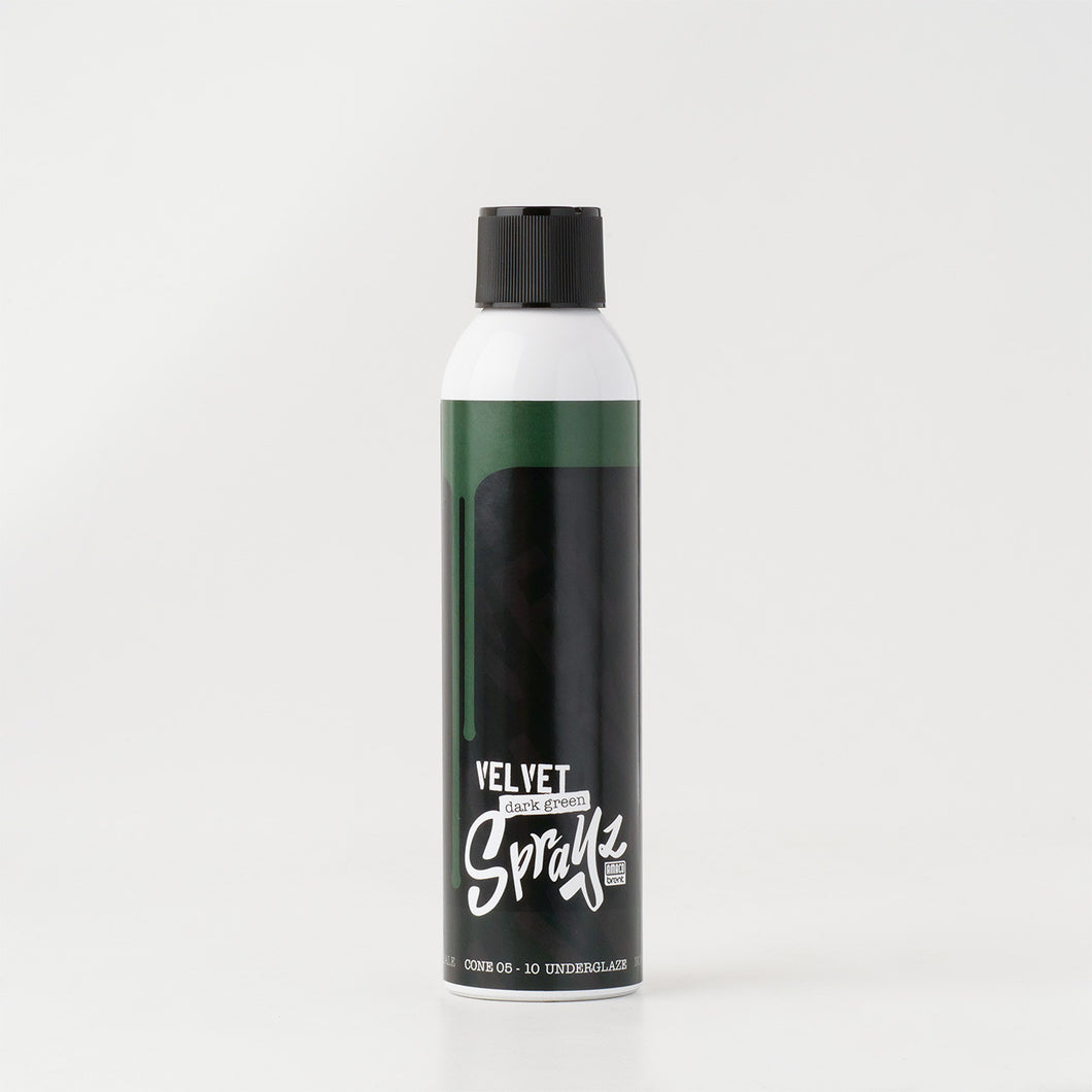 Dark Green Velvet Sprayz Underglaze Cone 05-10 VS-353 (10 Oz)