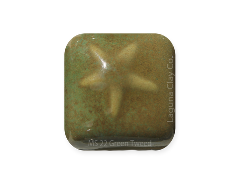Green Tweed Moroccan Sand Series Cone 5 Dry Glaze Laguna MS-22