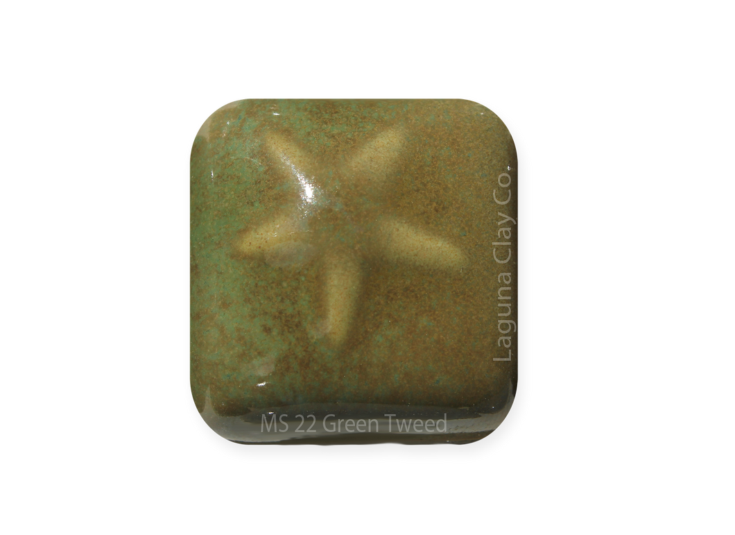 Green Tweed Moroccan Sand Series Cone 5 Dry Glaze Laguna MS-22