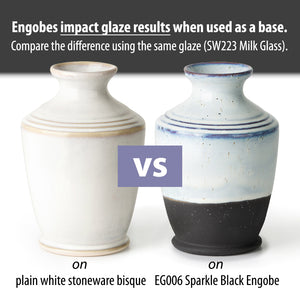 Sparkle Black Engobe EG-006 Mayco Pint