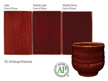 Load image into Gallery viewer, Deep Firebrick Potter&#39;s Choice (Pint) Amaco PC-59