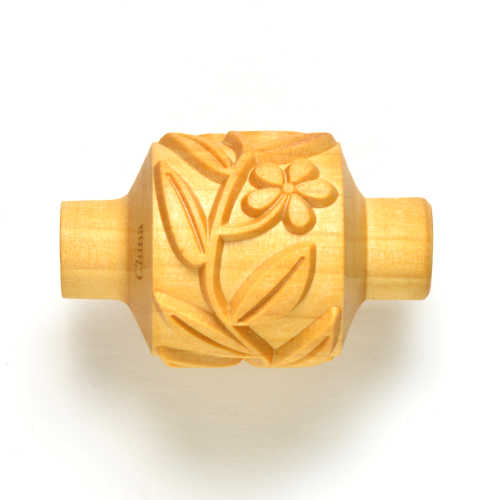 MKM Medium Handle Roller Flowers and Leaves RM-046