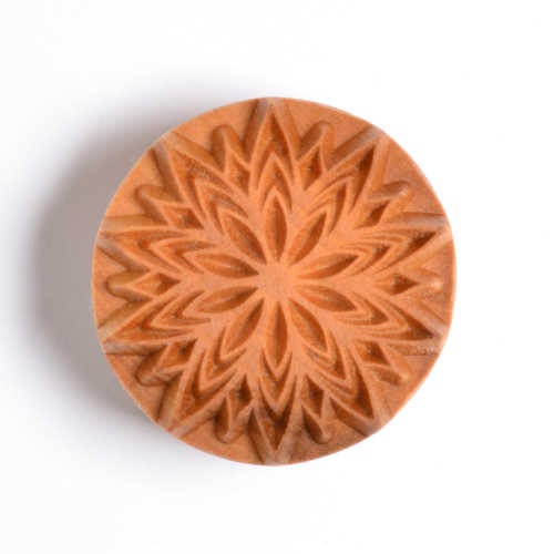 MKM Large Round Stamp Fancy Lotus SCL-039