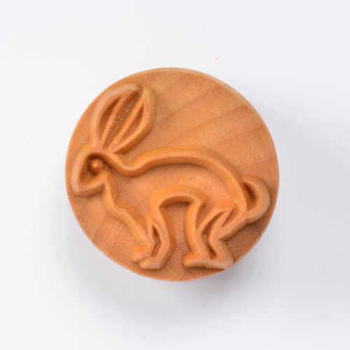 MKM Large Round Stamp Rabbit SCL-041