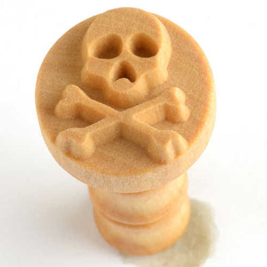 MKM Medium Round Stamp Skull & Cross Bones SCM-105