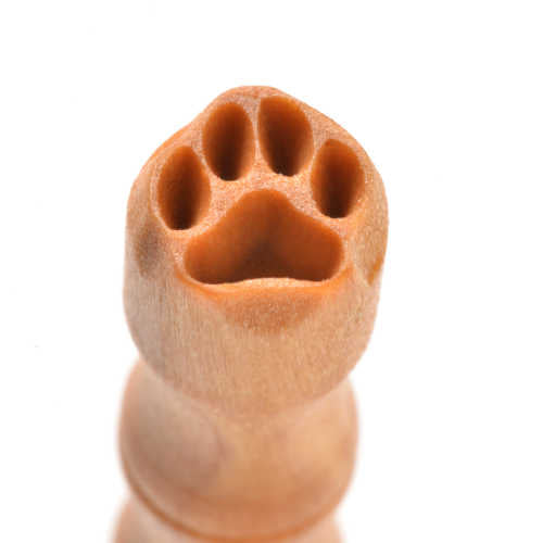 Mini Round Stamp Dog Paw SMR-044