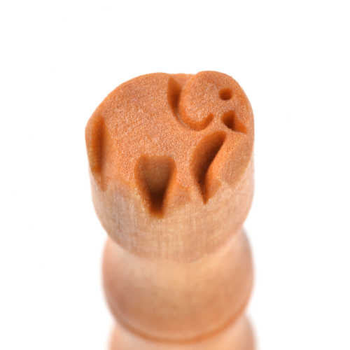 Mini Round Stamp Elephant SMR-048