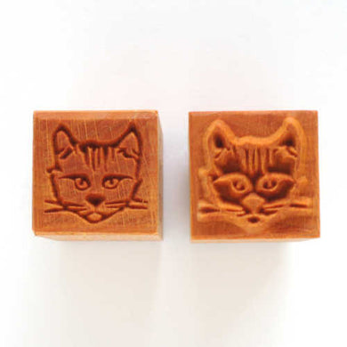 MKM Medium Square Stamp Cat's Head Ssm-146