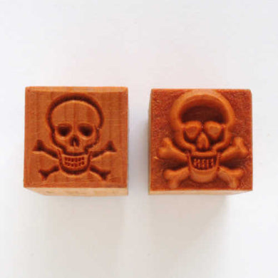 MKM Medium Square Stamp Skull & Crossbone SSM-150