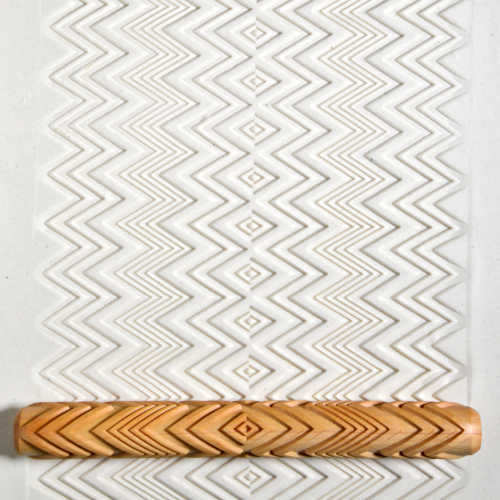 MKM Long Hand Roller Vertical Zigzag LHR-018