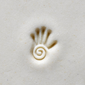 Mini Round Stamp Hand with Spiral SMR-082