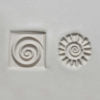 MKM Medium Square Stamp Spiral and Spiral Sun Ssm-020