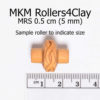 Load image into Gallery viewer, MKM MRS-006 Roller 0.5cm Pebbles