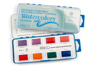 Semi-Moist Underglaze Set #111 Amaco 41274K