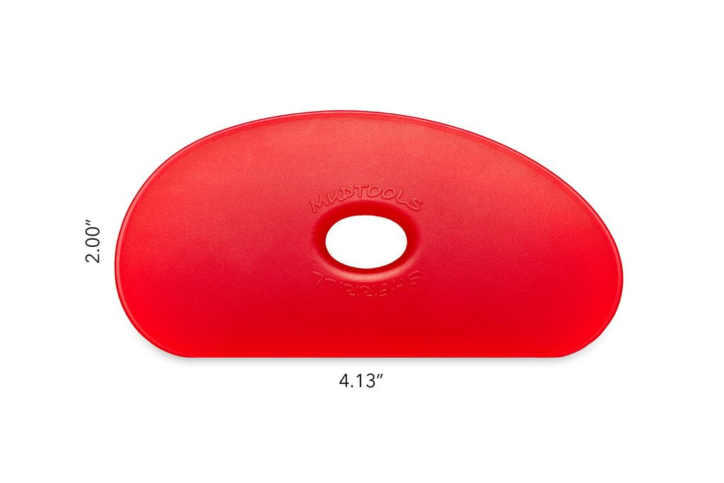 R5 Mudtools Polymer Rib Very Soft Red – The Potter's Center