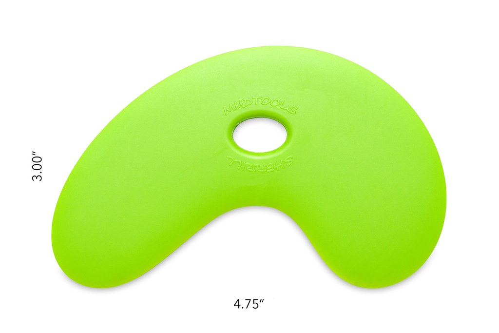 SBG Mudtools Polymer Rib Medium Small Bowl Green
