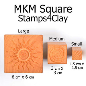 MKM Medium Square Stamp Cat's Head Ssm-146